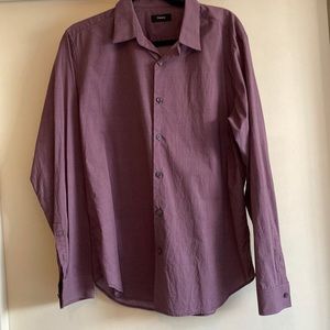 Theory Men’s Purple Button Down